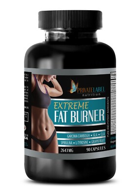 fast way to lose weight - EXTREAME FAT BURNER 2645mg - 1 Bottle 90 Capsules