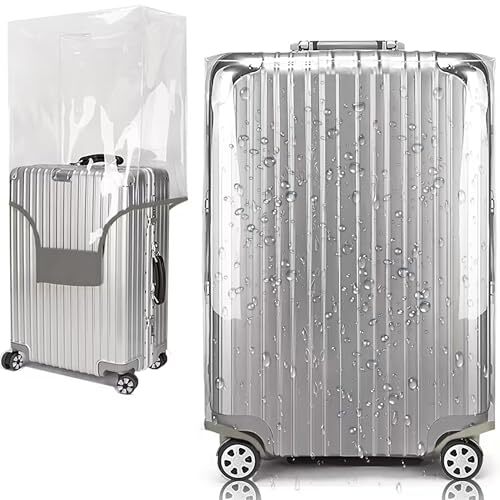 Cubierta protectora de equipaje completamente transparente de 20 pulgadas impermeable de 20 pulgadas completamente transparente - Imagen 1 de 7