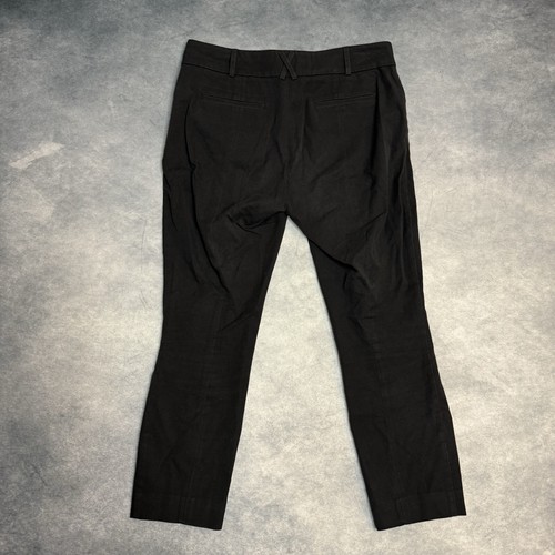 Anthropologie Essential schmale Hose Damengröße 8 schwarz mittlerer Bund Reißverschluss Hosenschlitz - Bild 21 von 23