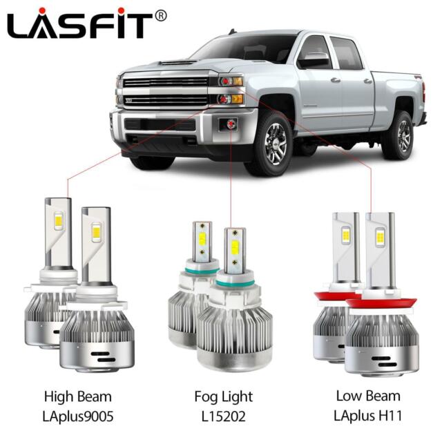 LED Headlight Bulbs/Foglight/Reverse/Cargo for Chevy Silverado 2500 HD