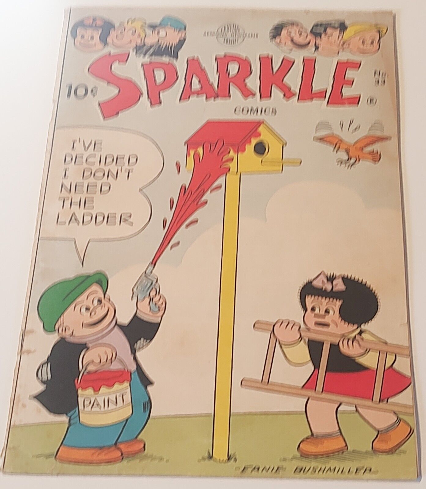 Pre-CodeUnited Features Sparkle Comics #33, Nancy/Sluggo, Early Peanuts