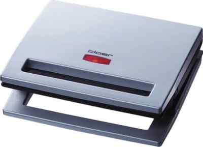 Cloer 6219 Sandwichmaker - 900 W - für 2 diagonal geteilte Toasts