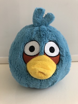 stuffed blue jay