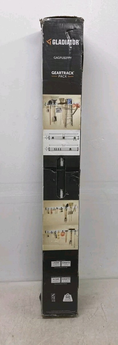 Gladiator GearTrack Pack Channel Garage Hook Kit Gardening