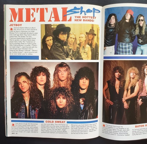 Metallix Magazine Sept 1990 Vol 2 No 4 Skid Row Ratt Warrant Poison Trixter - Picture 7 of 10