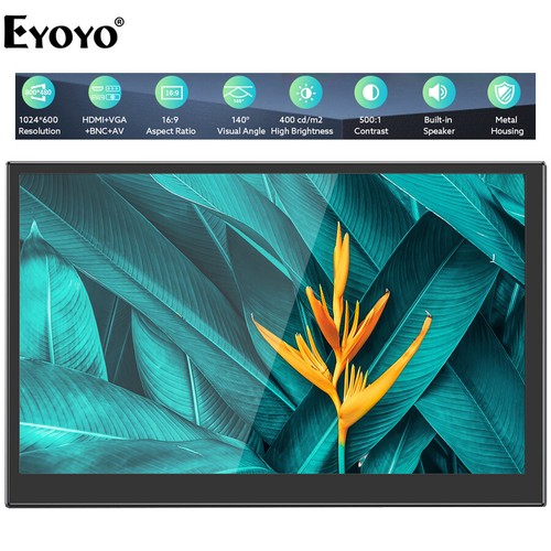 EYOYO 7 Inch Mini Monitor 1024x768 Resolution TFT LCD Screen With VGA HD Input - Picture 13 of 13