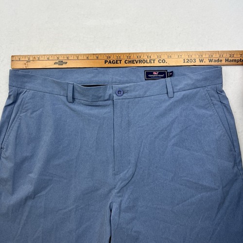 Vineyard Vines Performance Breaker Shorts blau Stretch Taschen Freizeit Golf 40 - Bild 7 von 11