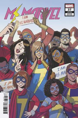 Ms Marvel Vol 4 #37 Variant Jamie McKelvie '' I Am Ms Marvel ''Cover