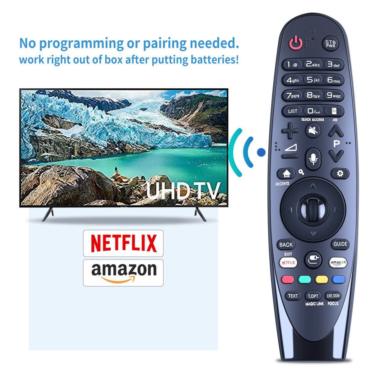 Udskiftning ir en -mr650a fjernbetjening til lg ma... – Grandado