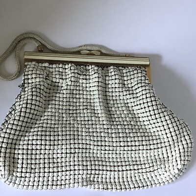 Oroton Classic Gomesh Purse Vintage Sammlerhandtasche mit Original Spiegel 