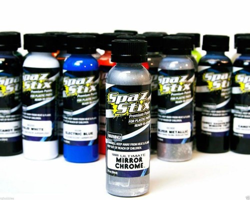 Spaz Stix SZX10000 COMBO SAVING Ultimate Mirror Chrome Airbrush Paint Lexan - Picture 2 of 2