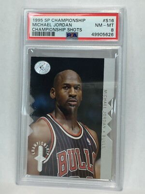 1995 SP CHAMPIONSHIP SHOTS Die-Cut SILVER #S16 Michael 1995 SP CHAMPIONSHIP SHOTS Die-Cut SILVER #S16 Michael