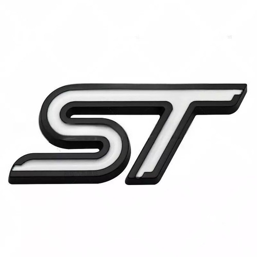 ST 3D Logo Metal Car bumper body Badge Emblem Decals Sticker For Ford Focus - Picture 8 of 13