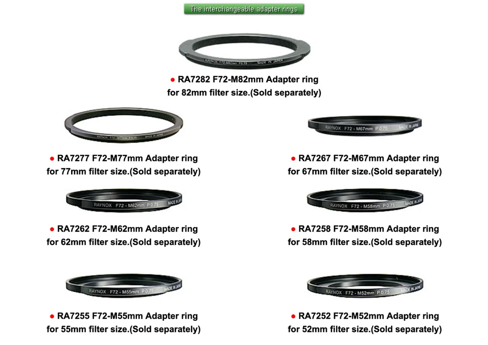 Raynox DCR-5320 PRO Macro Sigma 18-200mm 52mm 55mm 58mm 62mm 67mm 77mm 82mm - Image 3 of 4