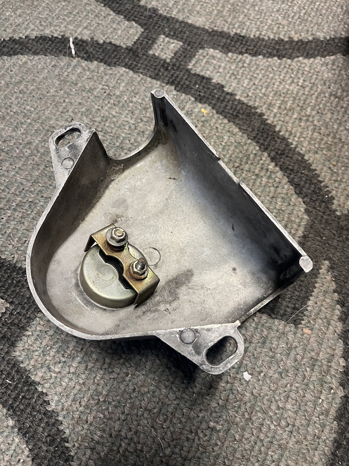 Genuine Harley Panhead Shovelhead Fork Handlebar Riser Clamp Cover Amp