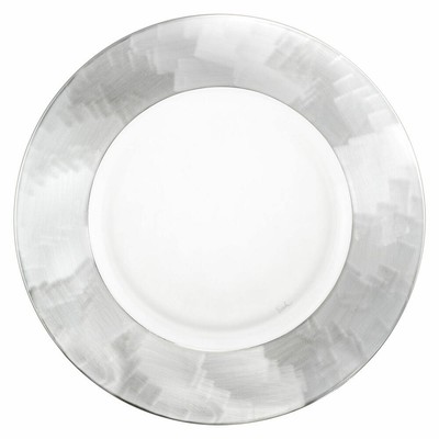 Eisch Teller Puro, Speiseteller, Dekoteller, Kristallglas, Silber, 21.8 cm