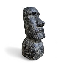 Moai Kopf Statue - Garten Deko Skulptur - Wetterfest