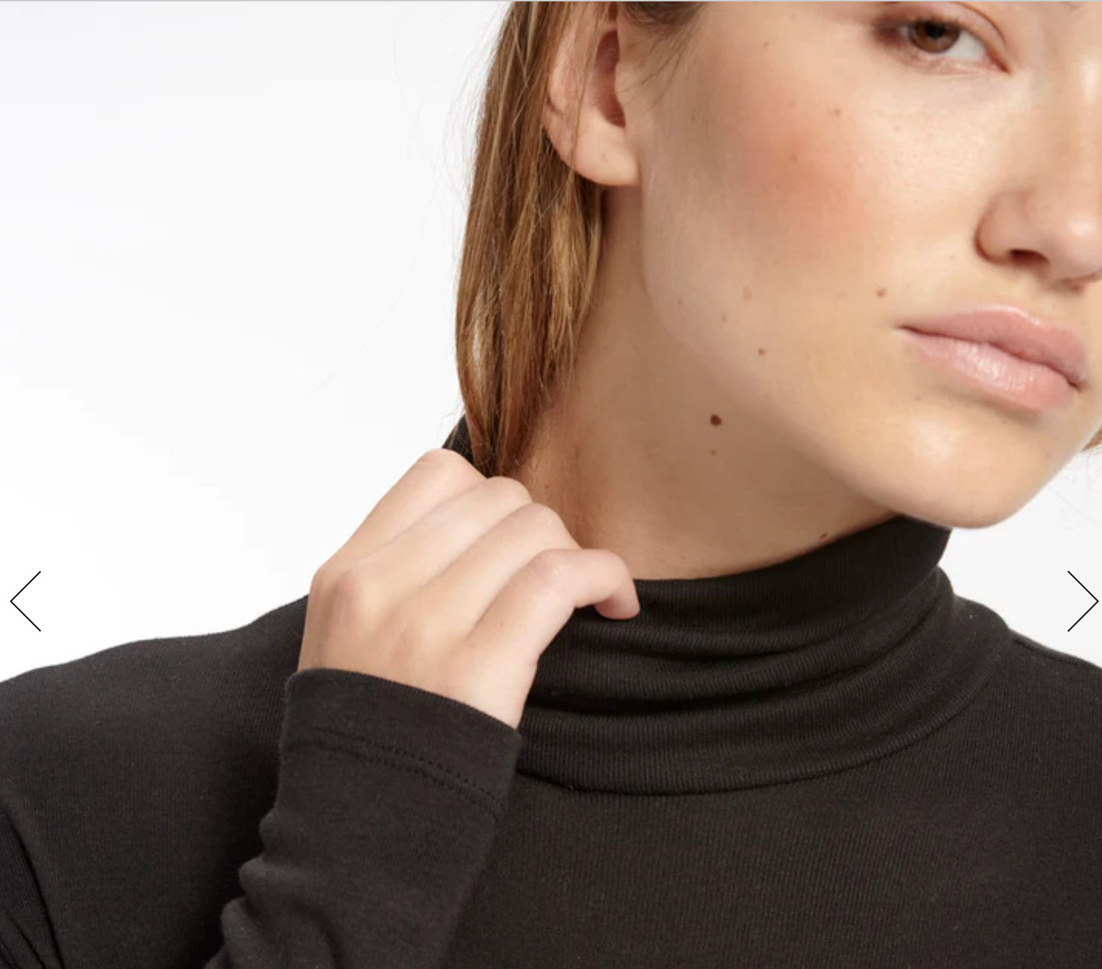 SPLENDID ~ Size Small ~ Black CLASSIC TURTLENECK … - image 4