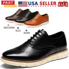 Men Dress Shoes Casual Shoes Round Toe Oxford Formal Dress Shoes Size Black Size