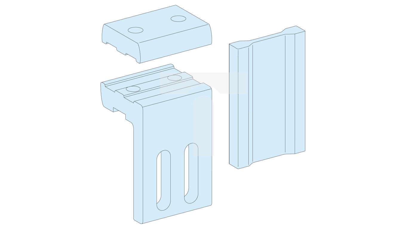 PrismaSet 1600A connection board for 10mm rails LVS04636 /T2UK