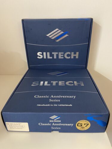 Ex Demo Pair Siltech Classic Anniversary 770i Silver Gold 7g Analog RCA Boxed - Picture 3 of 3