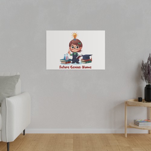 Genius Girl Matte Canvas, Stretched 0.75" | Custom Canvas Print Personalized - Picture 4 of 41
