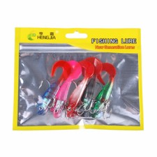 5pcs/Bag Soft Rubber Fish 7cm/9g Jigging Bait Crankbait Fishing Lure Jig Tackle