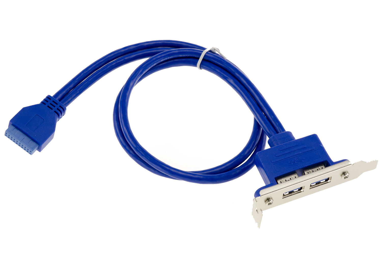 Squadra Low Profile USB 3.0 5G 2 Porte Tipo A per Porta Interno Scheda Madre 19