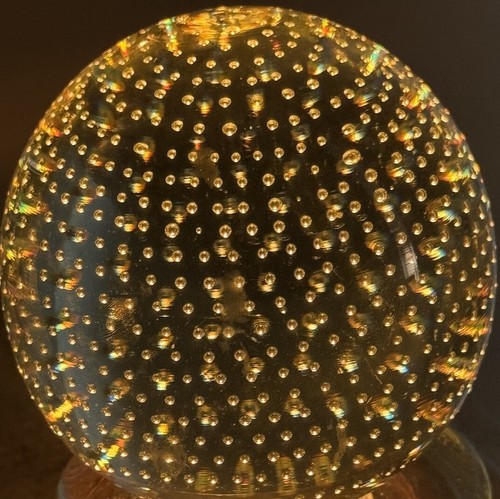Antique South Jersey Magnum Art Glass Bubble Ball Paperweight Millville NJ 4.5”H - Picture 8 of 10