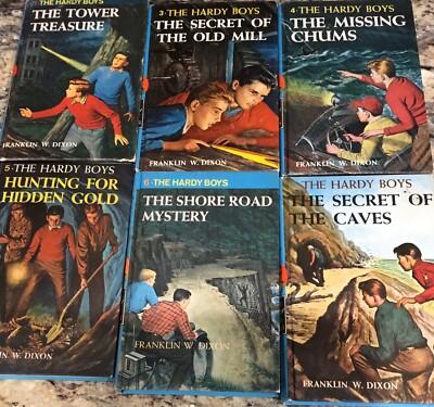 ハーディー・ボーイズ・シリーズ　１3 4 5 6 8 10 SIX (6) The Hardy Boys BOOKS 1,3,4,5,6,7 by Franklin Dixon 1964