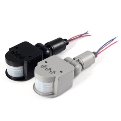 SENSORE DI MOVIMENTO CREPUSCOLARE PIR RICAMBIO PIR FARO LED FARETTO NERO GRIGIO