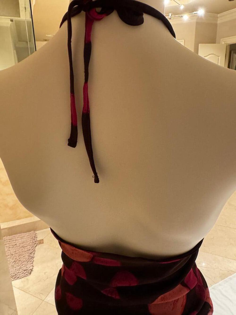 backless halter neck top - image 3