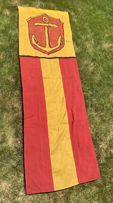 Vintage Ludwigshafen Am Rhein German City Banner Flag Large 137  x 47 