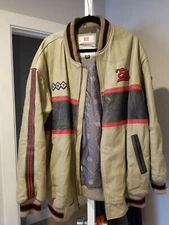 Marc Ecko Unlimited Company Leather Jacket 1972 
