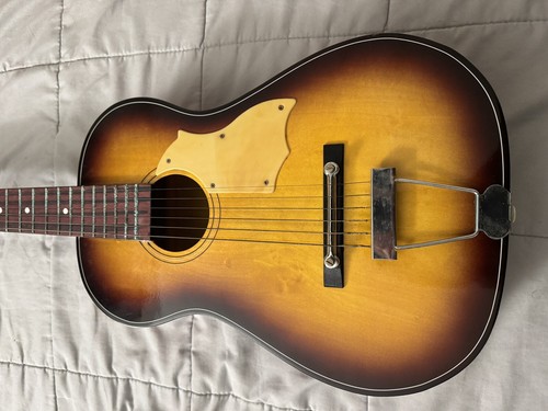 Vintage 1967 Norma 3/4 Parlor Guitar FG3 Reinforced Steel Neck Mint condition - Picture 10 of 10