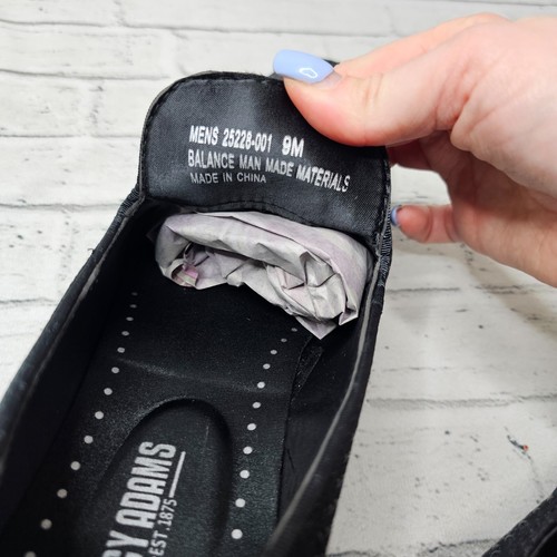 Mocasín Stacy Adams para hombre Swagger con tachuelas sin cordones espuma viscoelástica Reino Unido 8 negro - Imagen 7 de 11