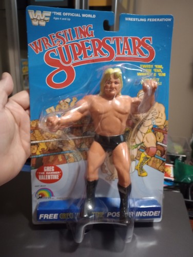 WWF WRESTLING SUPERSTARS LJN GREG THE HAMMER VALEN...