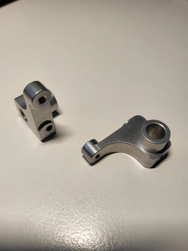 Monster Beetle Black Foot Tamiya Radaufhängung Knochen vorne Alu cnc - Bild 3 von 4