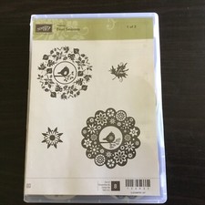 Stampin Up Stamp Set - Four Seasons. 8 Stamps.