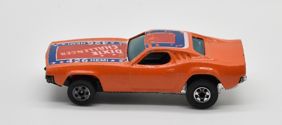 Hot Wheels 1982 Dixie Challenger 426 Hemi No Flag Diecast Car