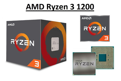 AMD Ryzen 3 1200 Quad Core Prozessor 3,1 - 3,4 GHz, Sockel AM4, 65W CPU