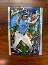 Xavier Isaac, Chrome-Prospect Power-Up #PP-15 - 2024 Bowman Mega Box
