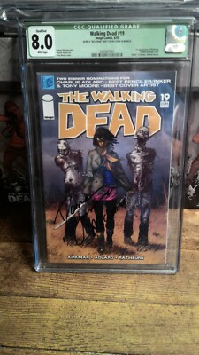 The Walking Dead #19 CGC 8.0 SIGNED BY Danai Gurira