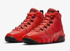 Jordan 9 Retro Chile Red/black Men's Size US 7 - 12