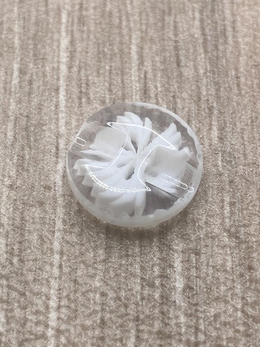 13mm Clear Round Resin flower Shank Buttons Great For Cardigans Knitting Sewing - Picture 8 of 14