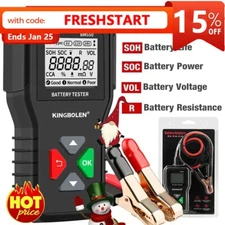 KINGBOLEN BM550 100-2000 CCA Battery Analyzer 6V 12V 24V Car Battery Tester