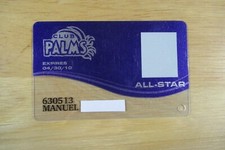 Palms Hotel Casino Las Vegas Nevada Club Players Slot Card ALL-STAR Manuel 