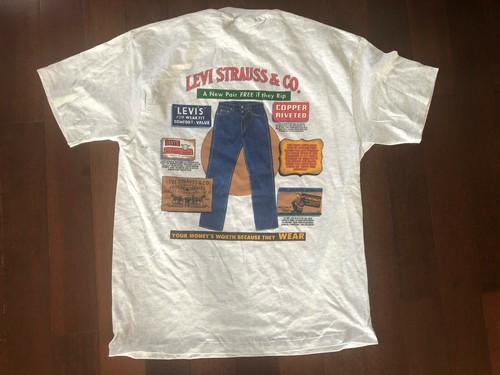 VINTAGE DEADSTOCK LEVI STRAUSS \u0026 CO T 