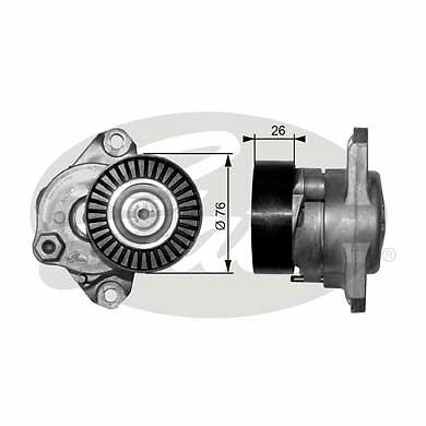 BELT TENSIONER VRIBBED BELT T38319 FOR MERCEDES-BENZ R-CLASS CLK/Convertible - Image 9