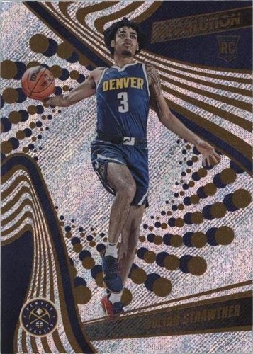2023-24 Panini Select Julian Strawther RC Blue Base #78 – Denver Nuggets Rookie Basketball Card NM-MT Condition
